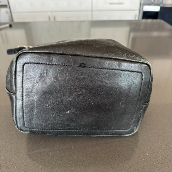 Vintage Coach Legacy Black Leather Purse - Picture 2 of 5